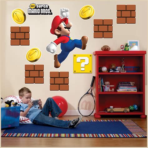 mario brothers wall clings